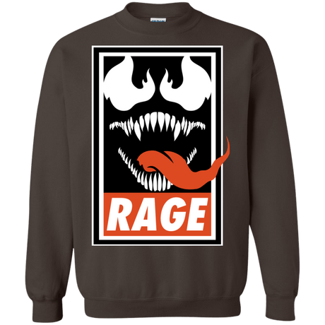 Sweatshirts Dark Chocolate / Small Rage Crewneck Sweatshirt