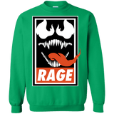 Sweatshirts Irish Green / Small Rage Crewneck Sweatshirt