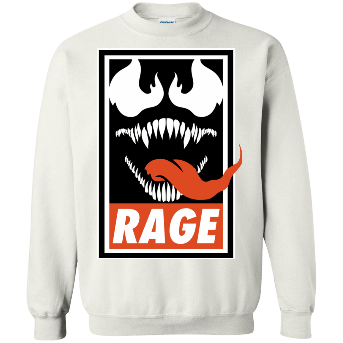 Sweatshirts White / Small Rage Crewneck Sweatshirt