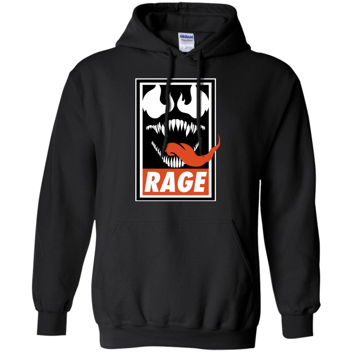 Sweatshirts Black / Small Rage Pullover Hoodie