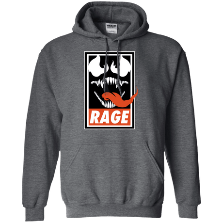 Sweatshirts Dark Heather / Small Rage Pullover Hoodie