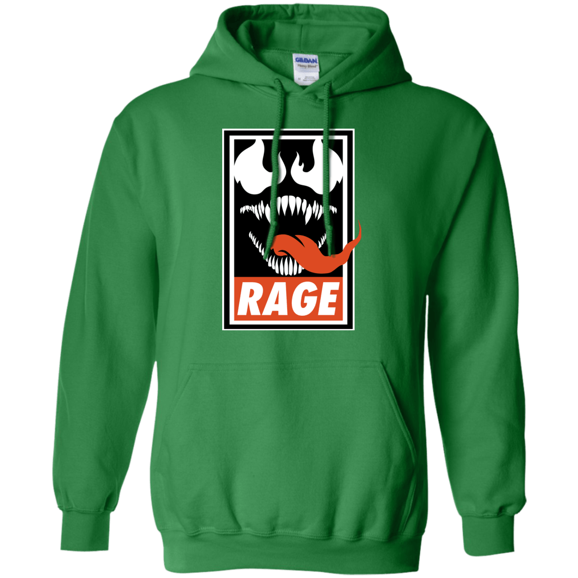 Sweatshirts Irish Green / Small Rage Pullover Hoodie