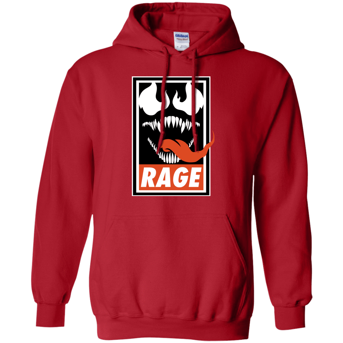 Sweatshirts Red / Small Rage Pullover Hoodie