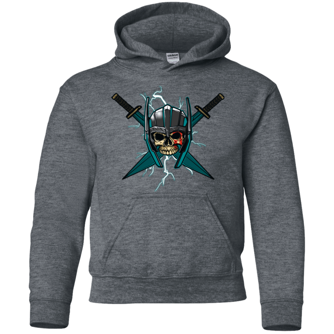 Sweatshirts Dark Heather / YS Ragnarok Youth Hoodie