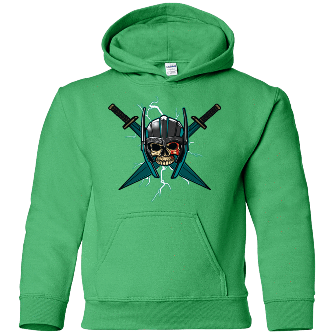 Sweatshirts Irish Green / YS Ragnarok Youth Hoodie