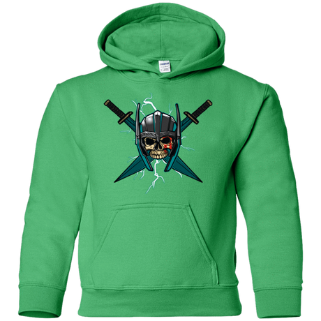Sweatshirts Irish Green / YS Ragnarok Youth Hoodie