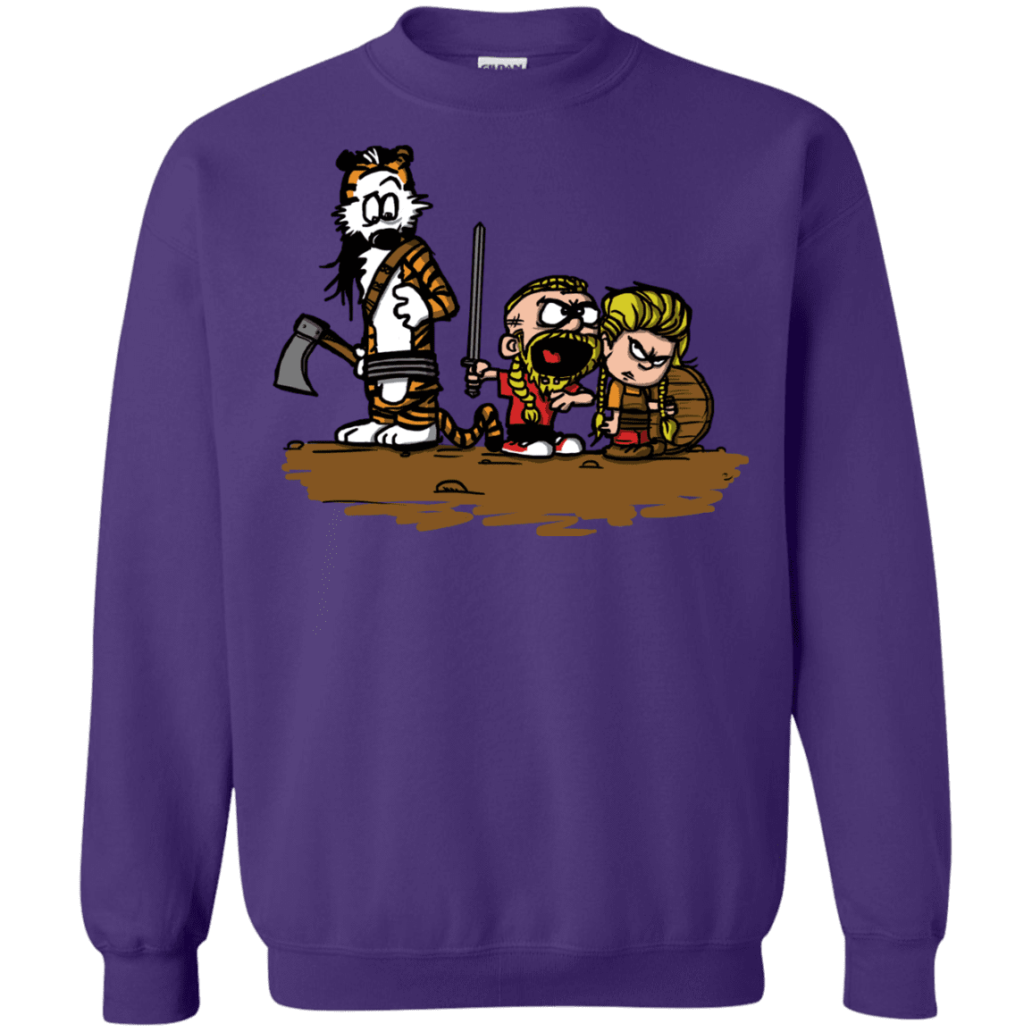Sweatshirts Purple / S Raid Crewneck Sweatshirt