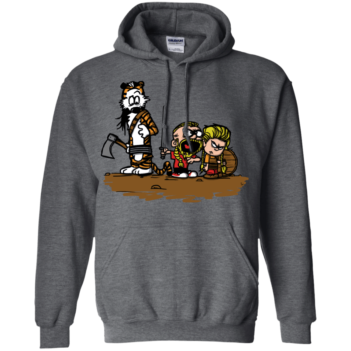 Sweatshirts Dark Heather / S Raid Pullover Hoodie