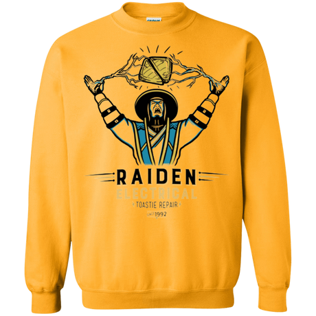 Sweatshirts Gold / Small Raiden Electrical Toastie Repair Crewneck Sweatshirt