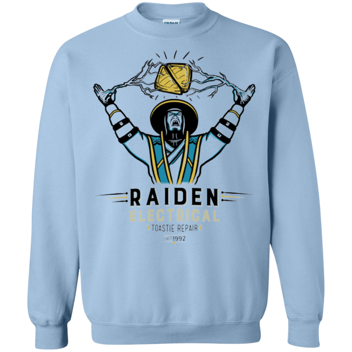 Sweatshirts Light Blue / Small Raiden Electrical Toastie Repair Crewneck Sweatshirt