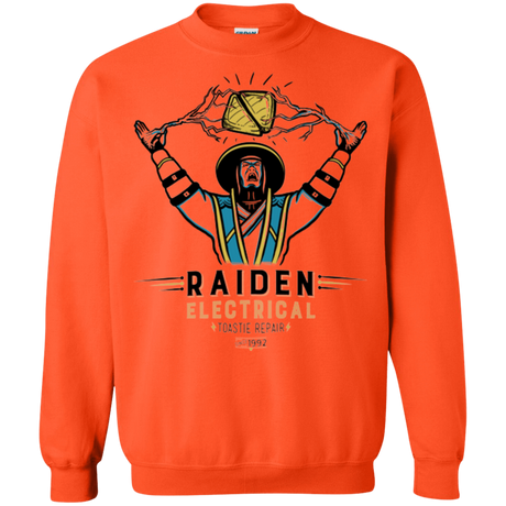 Sweatshirts Orange / Small Raiden Electrical Toastie Repair Crewneck Sweatshirt