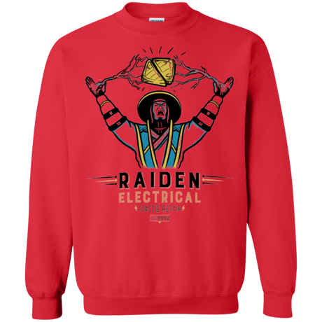 Sweatshirts Red / Small Raiden Electrical Toastie Repair Crewneck Sweatshirt