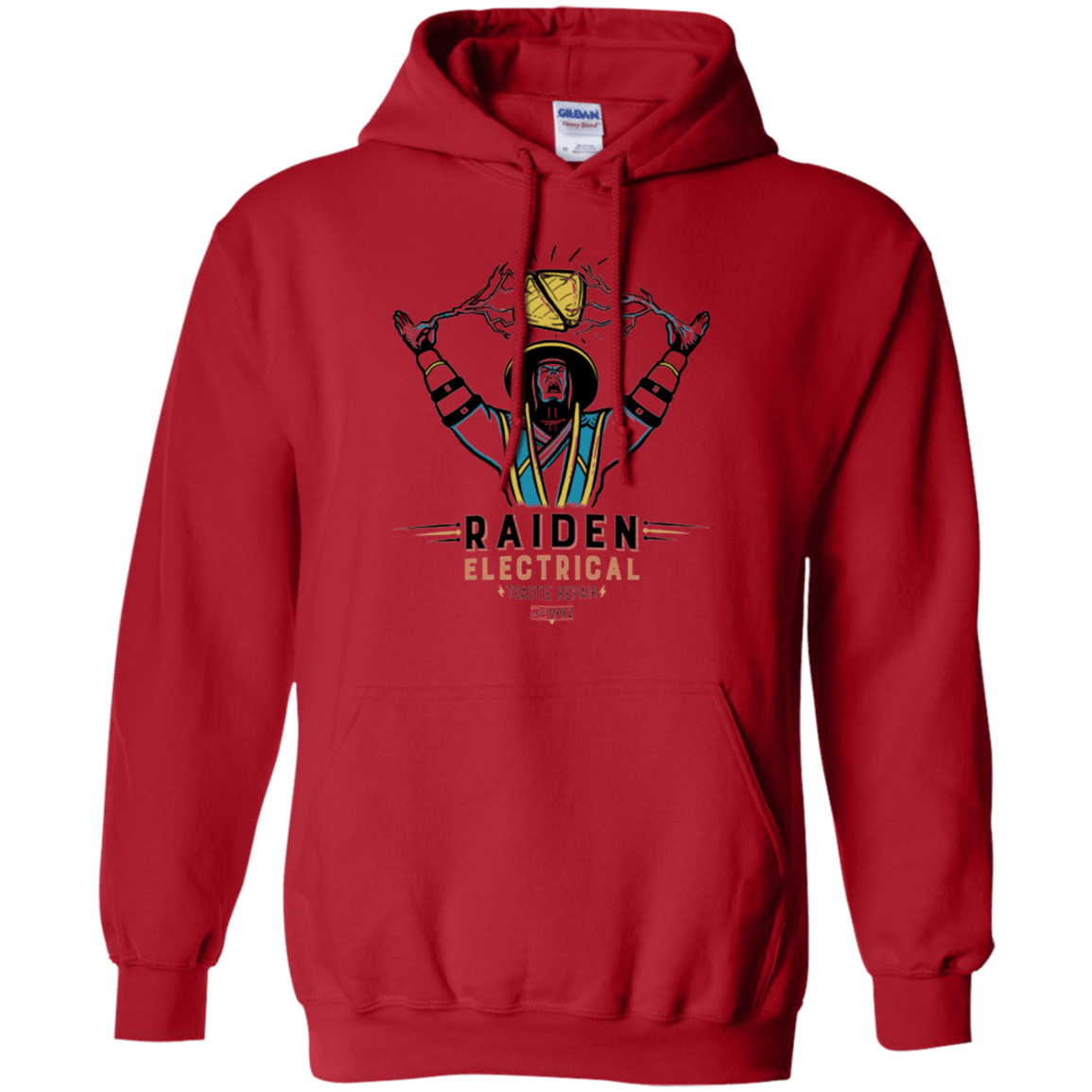 Sweatshirts Red / Small Raiden Electrical Toastie Repair Pullover Hoodie