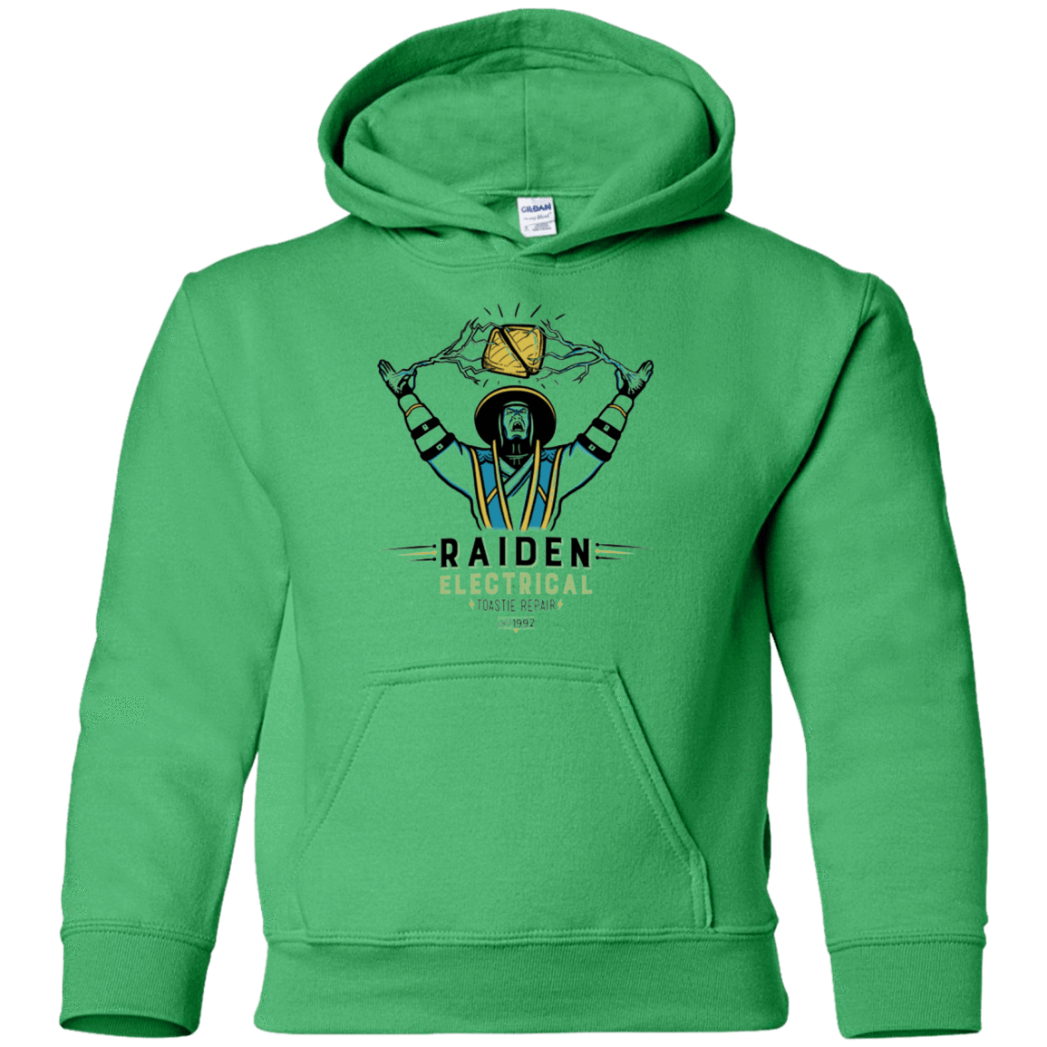 Sweatshirts Irish Green / YS Raiden Electrical Toastie Repair Youth Hoodie