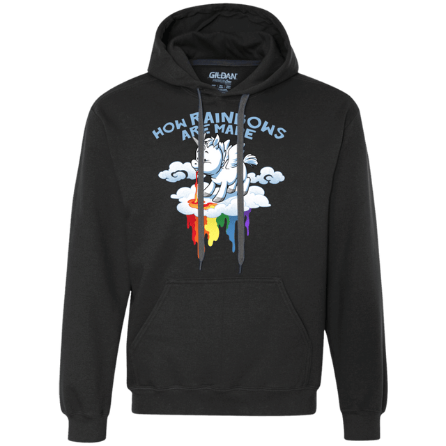 Sweatshirts Black / S Rainblows Premium Fleece Hoodie