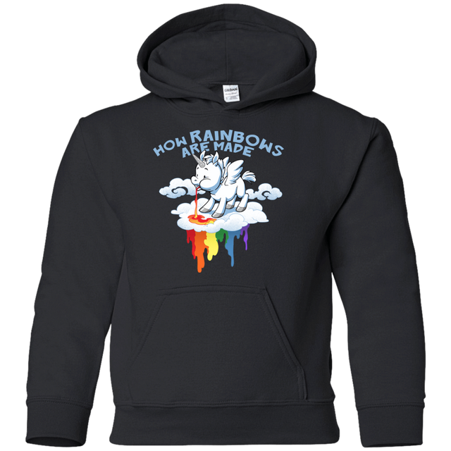 Sweatshirts Black / YS Rainblows Youth Hoodie