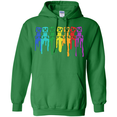 Sweatshirts Irish Green / Small Rainbow Creeps Pullover Hoodie