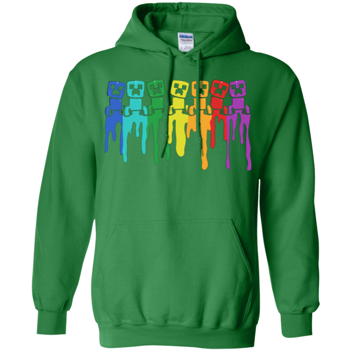 Sweatshirts Irish Green / Small Rainbow Creeps Pullover Hoodie