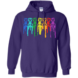 Sweatshirts Purple / Small Rainbow Creeps Pullover Hoodie