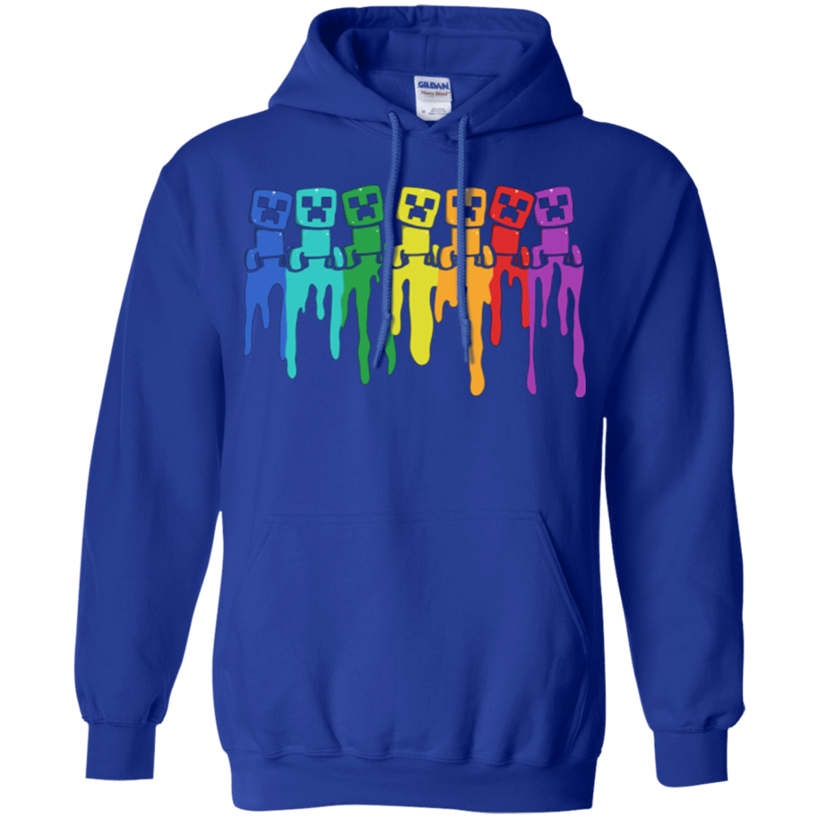 Sweatshirts Royal / Small Rainbow Creeps Pullover Hoodie