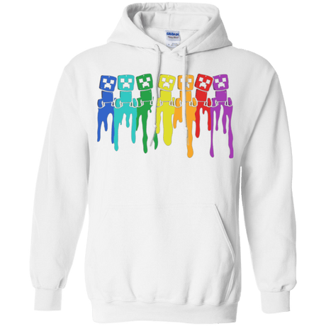 Sweatshirts White / Small Rainbow Creeps Pullover Hoodie