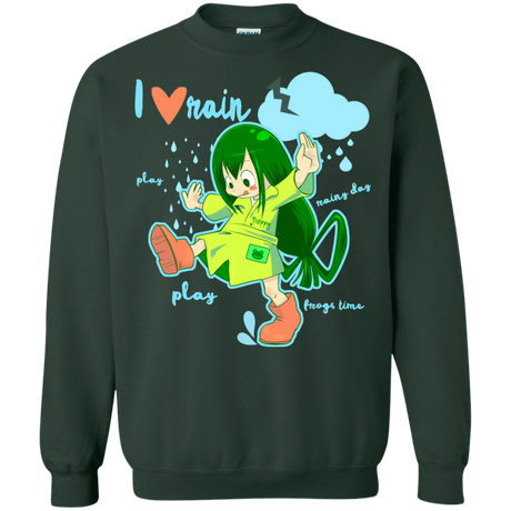 Sweatshirts Forest Green / Small Rainy Day Crewneck Sweatshirt