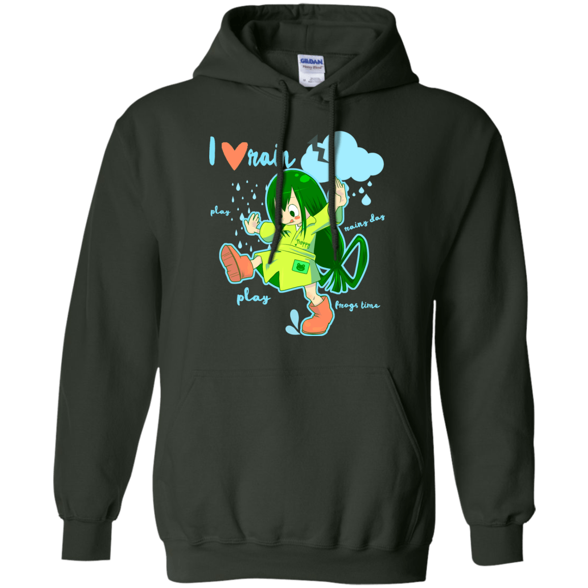 Sweatshirts Forest Green / Small Rainy Day Pullover Hoodie