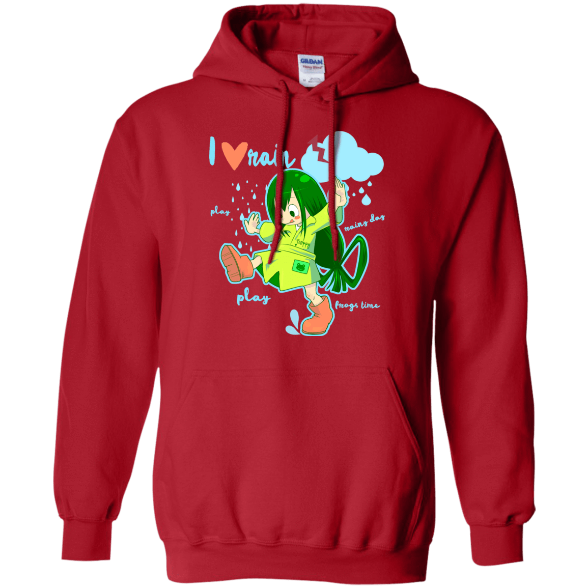 Sweatshirts Red / Small Rainy Day Pullover Hoodie