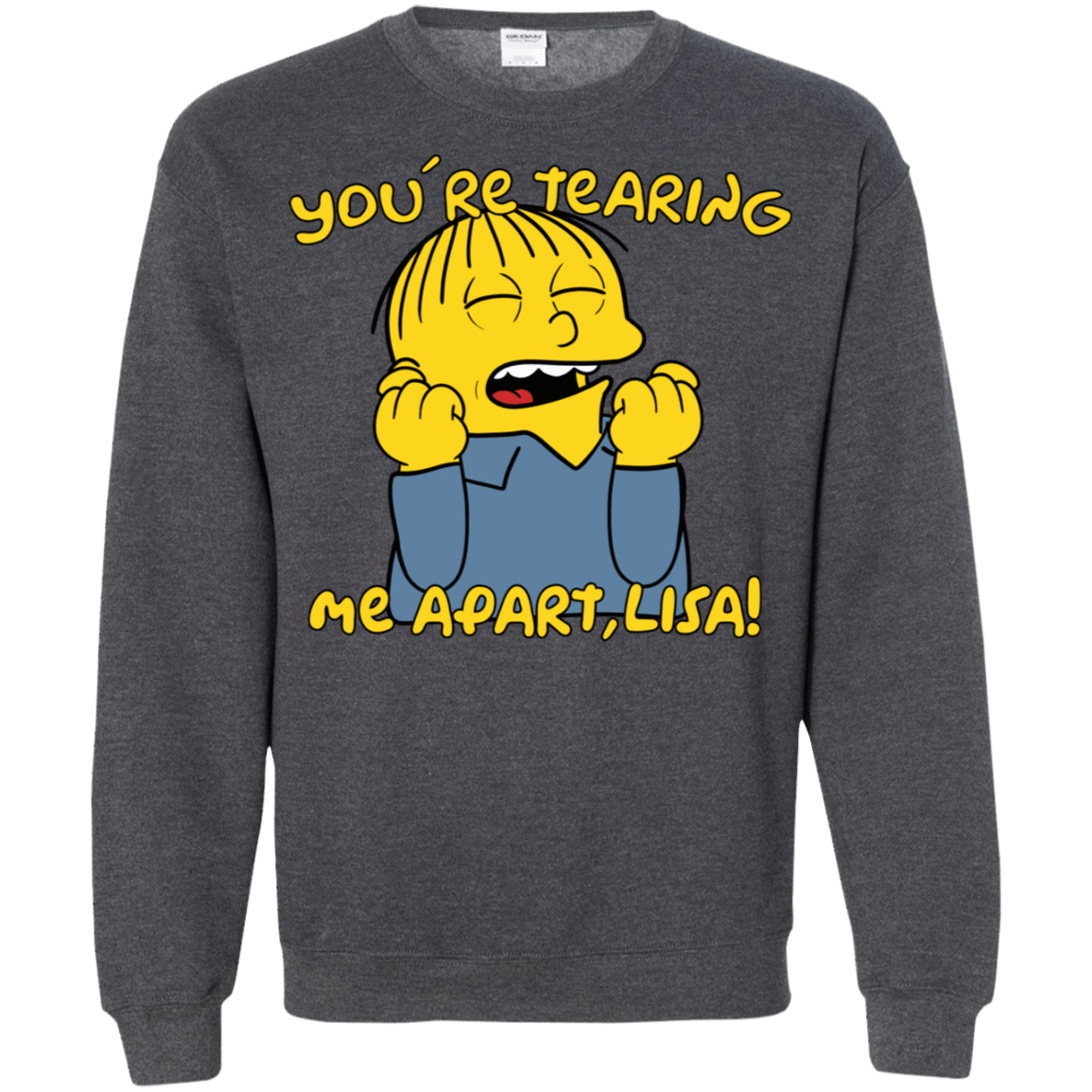 Sweatshirts Dark Heather / S Ralph Wiseau Crewneck Sweatshirt