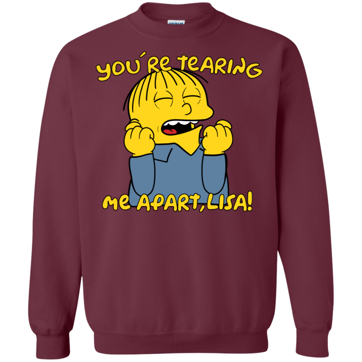 Sweatshirts Maroon / S Ralph Wiseau Crewneck Sweatshirt