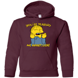 Sweatshirts Maroon / YS Ralph Wiseau Youth Hoodie