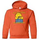 Sweatshirts Orange / YS Ralph Wiseau Youth Hoodie