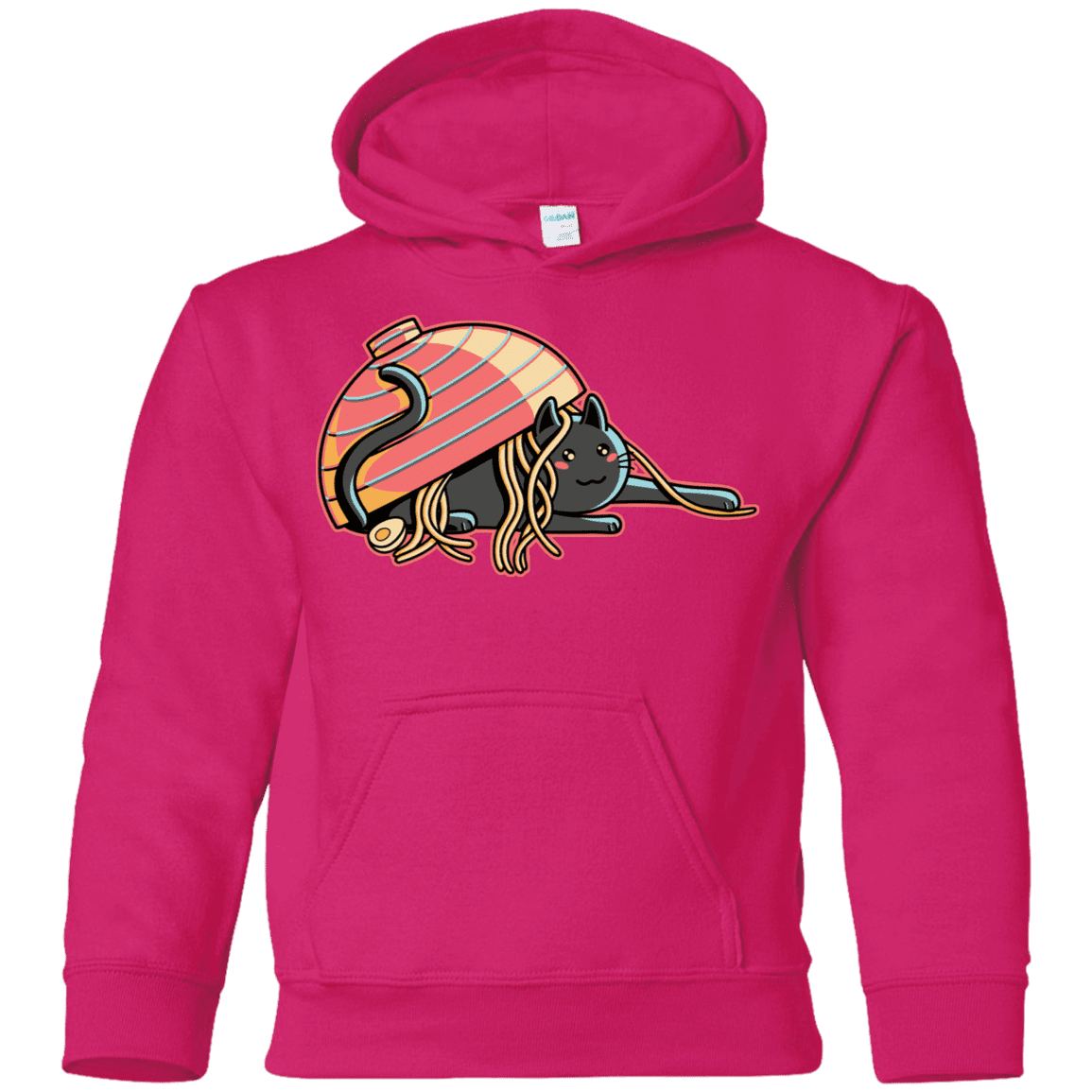 Sweatshirts Heliconia / YS Ramen Loving Cat Youth Hoodie