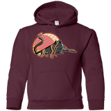 Sweatshirts Maroon / YS Ramen Loving Cat Youth Hoodie