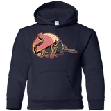 Sweatshirts Navy / YS Ramen Loving Cat Youth Hoodie