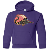 Sweatshirts Purple / YS Ramen Loving Cat Youth Hoodie