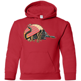 Sweatshirts Red / YS Ramen Loving Cat Youth Hoodie