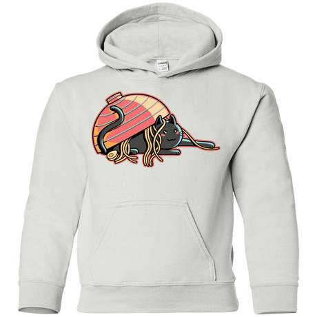 Sweatshirts White / YS Ramen Loving Cat Youth Hoodie