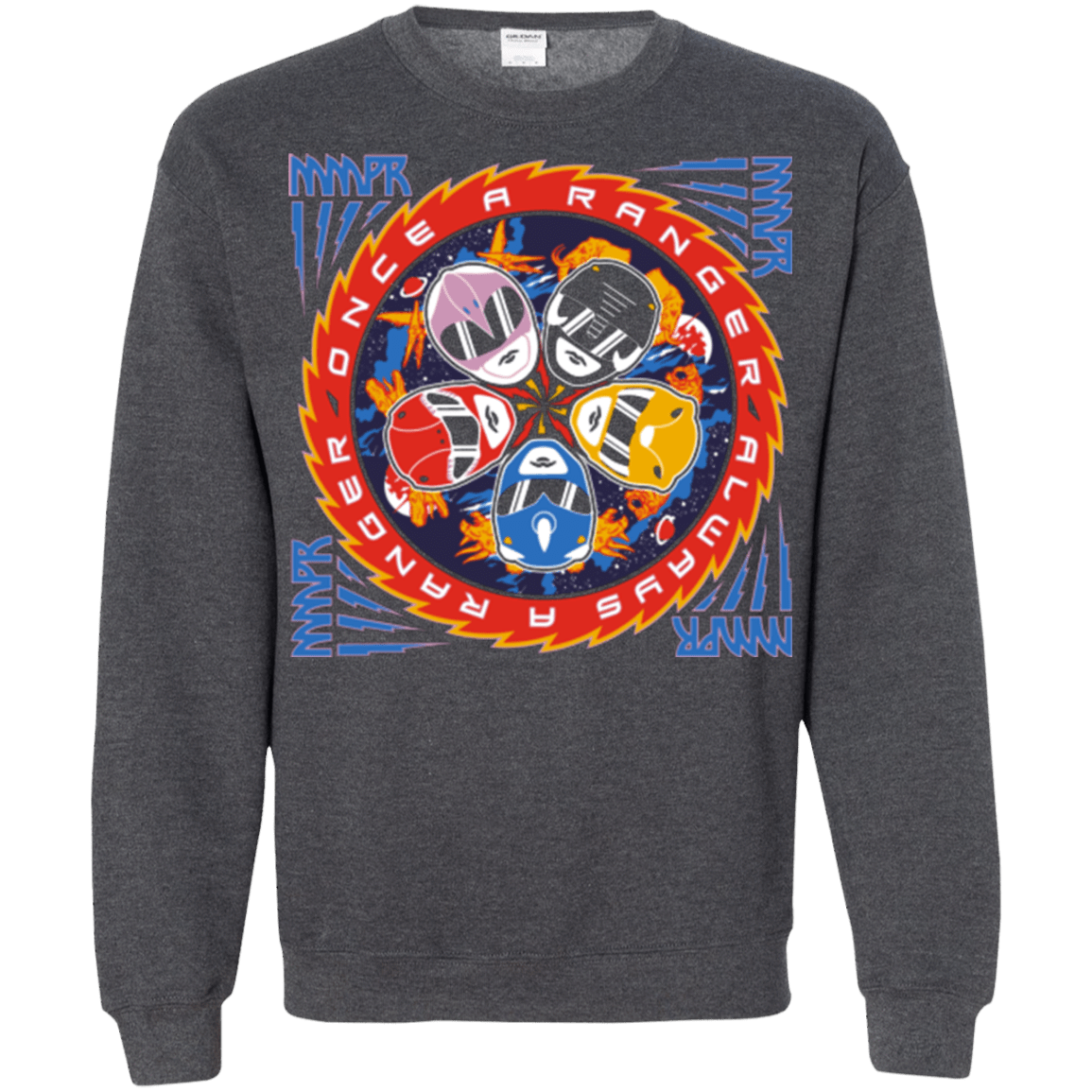 Sweatshirts Dark Heather / Small Ranger and Roll Over Crewneck Sweatshirt