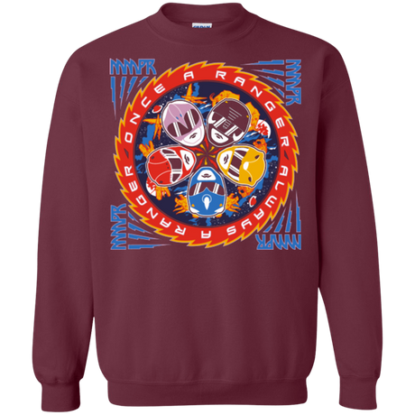 Sweatshirts Maroon / Small Ranger and Roll Over Crewneck Sweatshirt