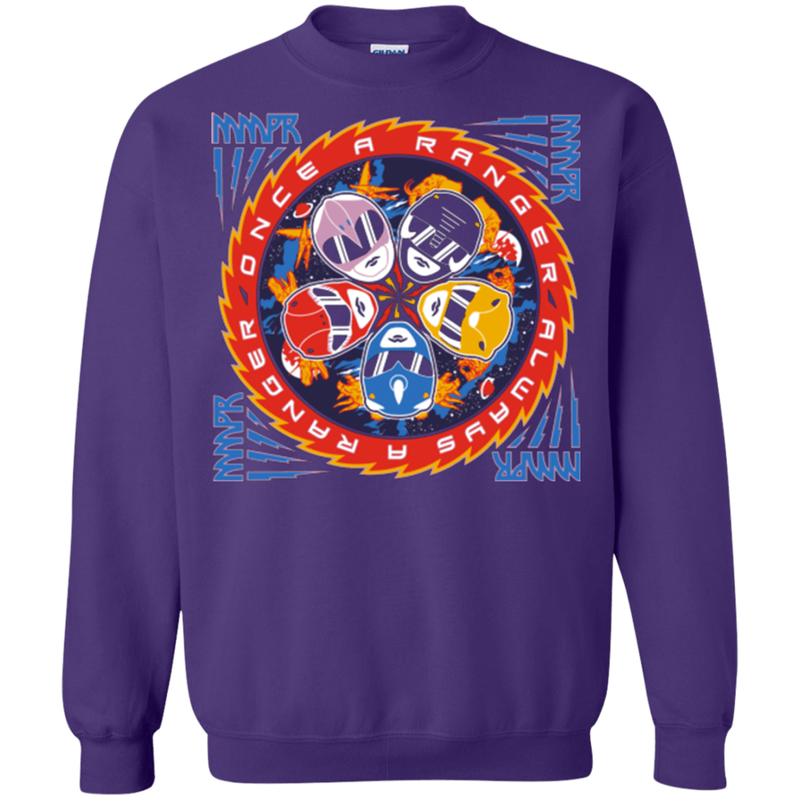 Sweatshirts Purple / Small Ranger and Roll Over Crewneck Sweatshirt
