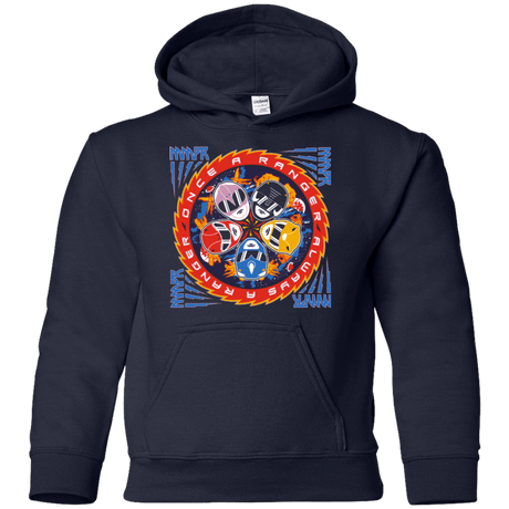 Sweatshirts Navy / YS Ranger and Roll Over Youth Hoodie