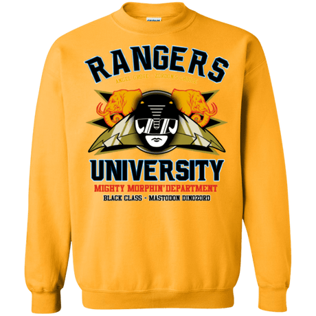 Sweatshirts Gold / Small Rangers U Black Ranger Crewneck Sweatshirt