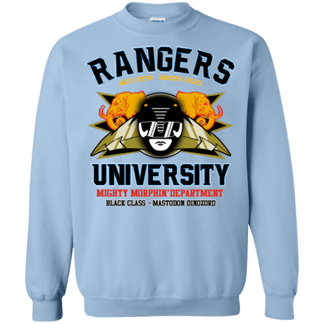 Sweatshirts Light Blue / Small Rangers U Black Ranger Crewneck Sweatshirt