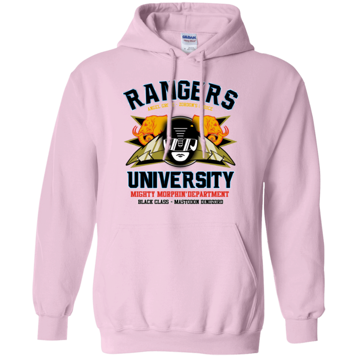 Sweatshirts Light Pink / Small Rangers U Black Ranger Pullover Hoodie
