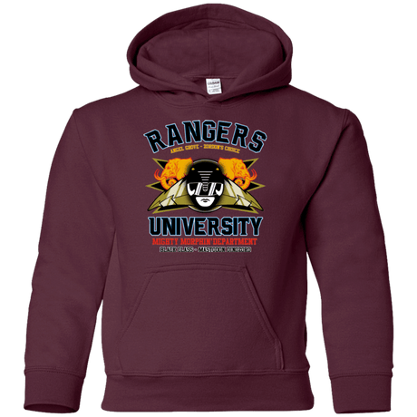 Sweatshirts Maroon / YS Rangers U Black Ranger Youth Hoodie