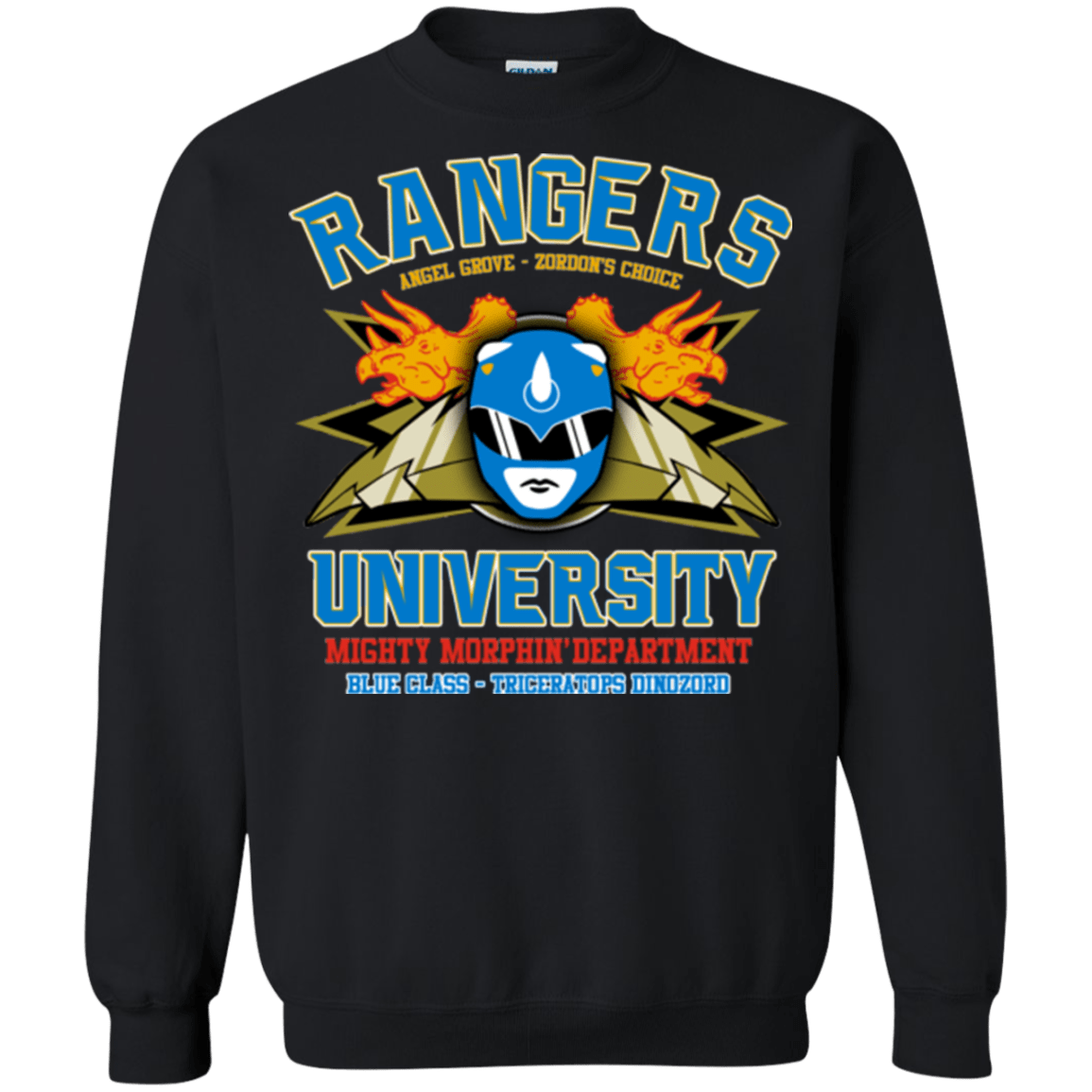 Sweatshirts Black / Small Rangers U Blue Ranger Crewneck Sweatshirt