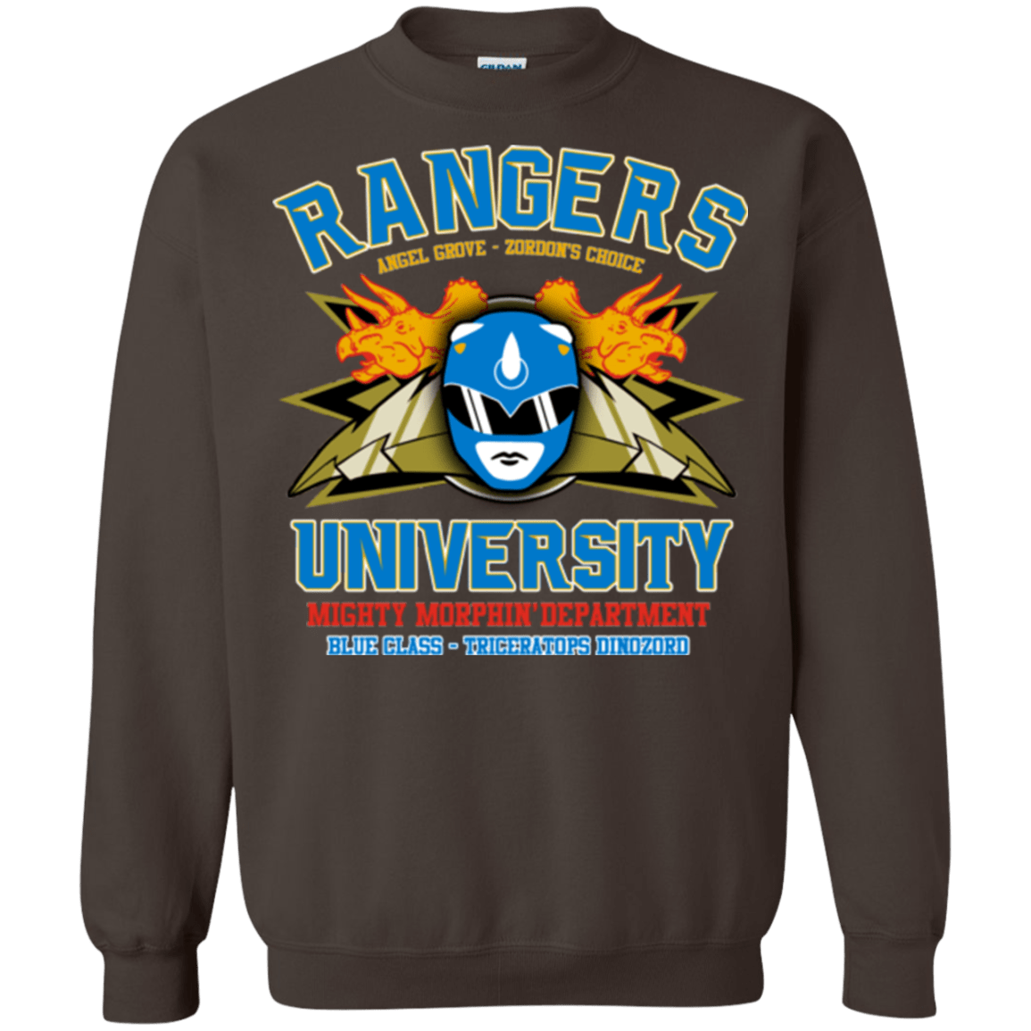 Sweatshirts Dark Chocolate / Small Rangers U Blue Ranger Crewneck Sweatshirt