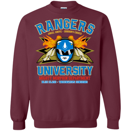 Sweatshirts Maroon / Small Rangers U Blue Ranger Crewneck Sweatshirt