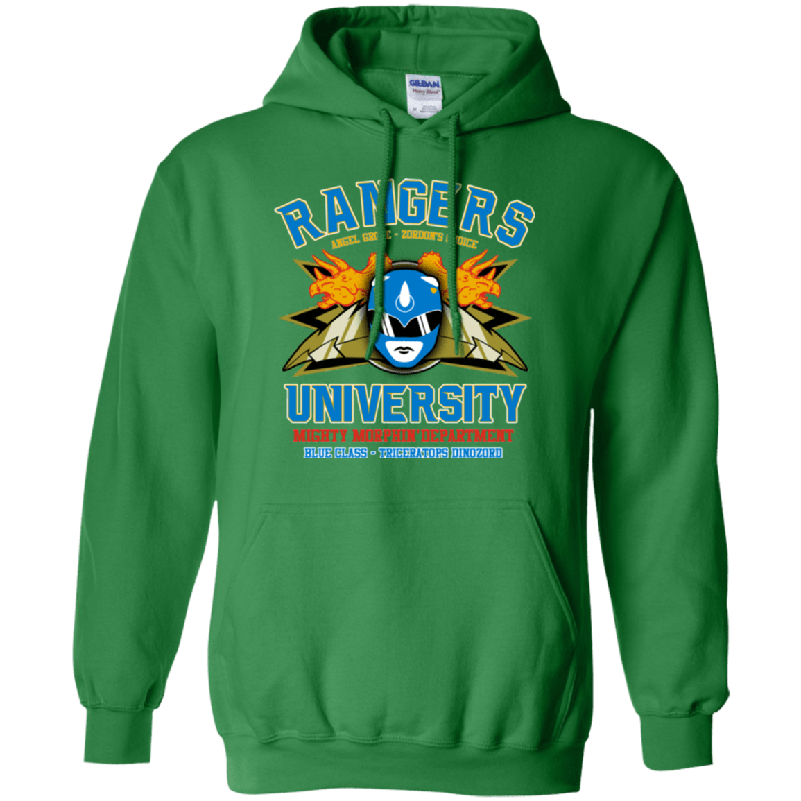 Sweatshirts Irish Green / Small Rangers U Blue Ranger Pullover Hoodie